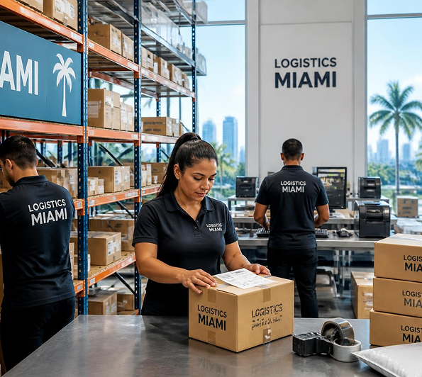 Almacén logístico de ImportaGO en Miami